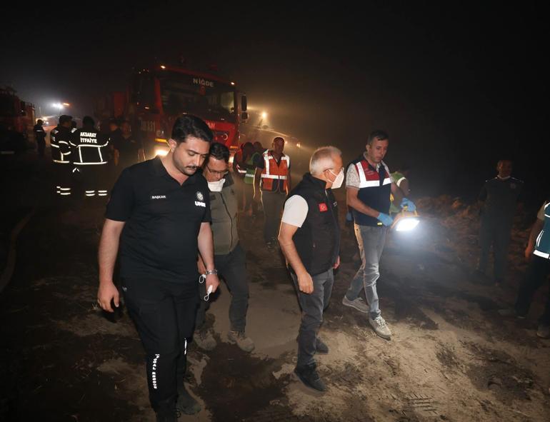 Aksaraydaki orman yangını kontrol altında