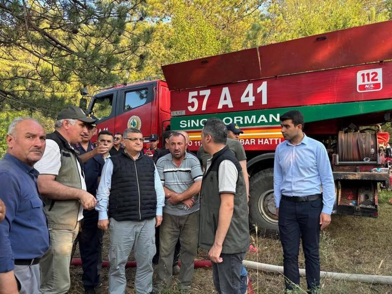 Sinoptaki orman yangını kontrol altına alındı