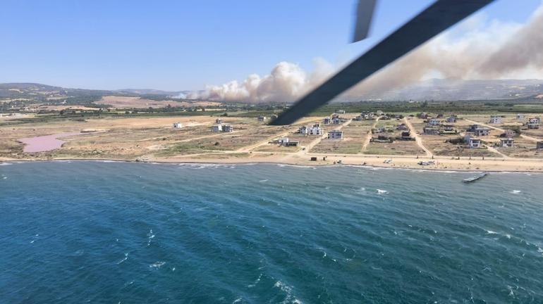 Çanakkale’de orman yangını kontrol altında