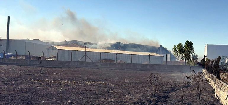 Tekirdağda tekstil fabrikasında çıkan yangın kontrol altında