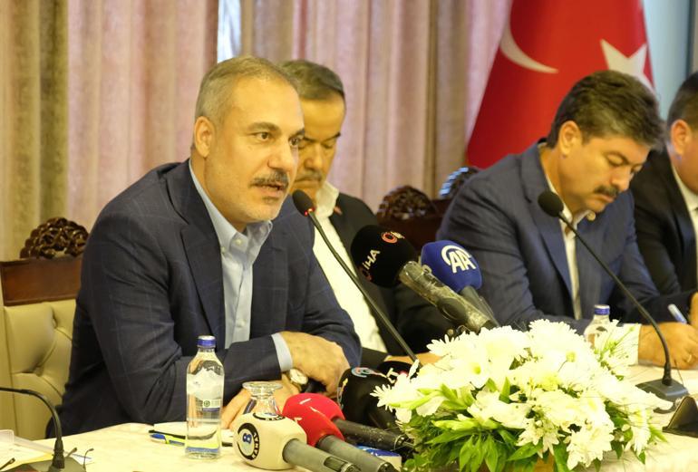 Bakan Fidan: Bir numaralı hedefimiz, bölgede istikrarı ve huzuru sağlamak