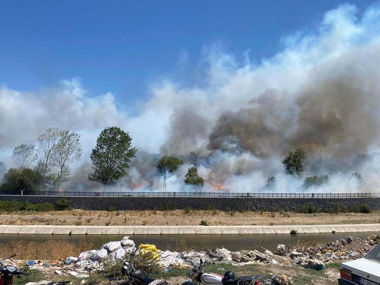 Çanakkalede Ayvacıkta da orman yangını çıktı