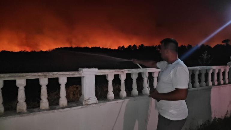 Edirne’de orman yangını