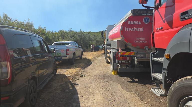 Bursa’da maki yangını