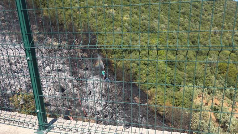 Bursa’da maki yangını