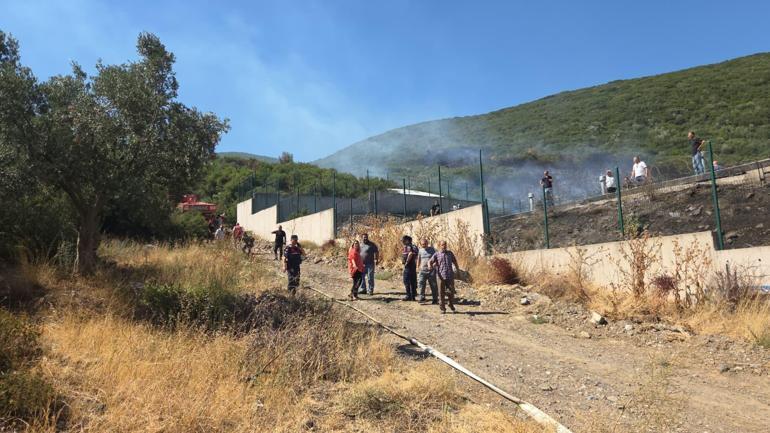 Bursa’da maki yangını