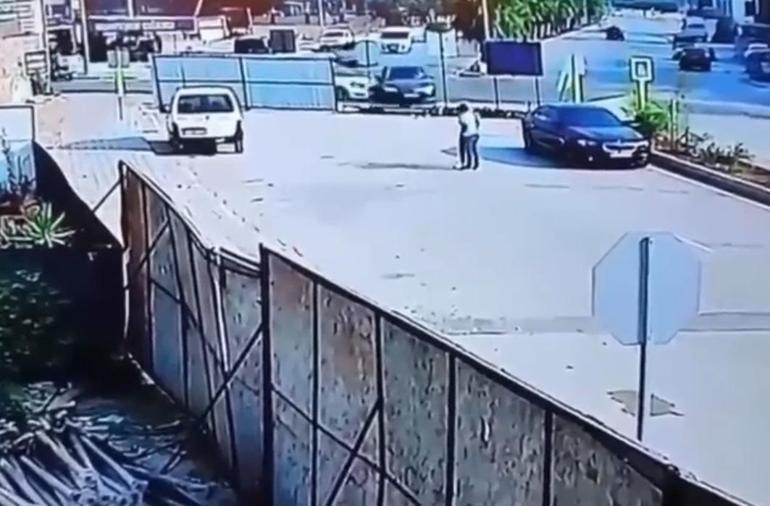 İnşaat denetimi yapan müteahhidin öldüğü kazanın yeni görüntüleri ortaya çıktı