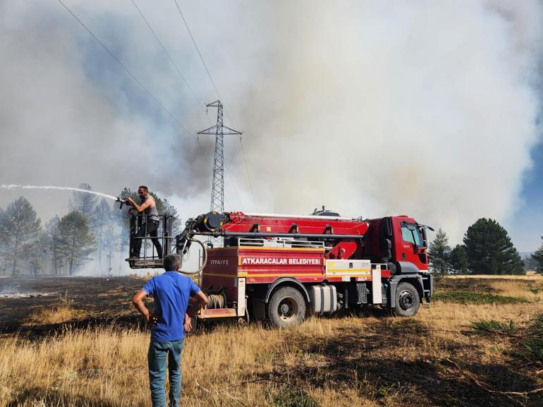 Çankırı’da çıkan orman yangını kontrol altına alındı