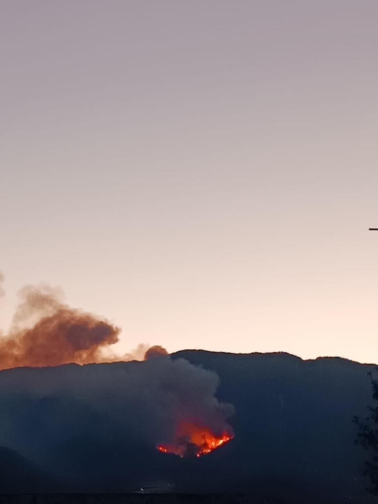 Hatayda orman yangını: 2 mahalle tahliye edildi