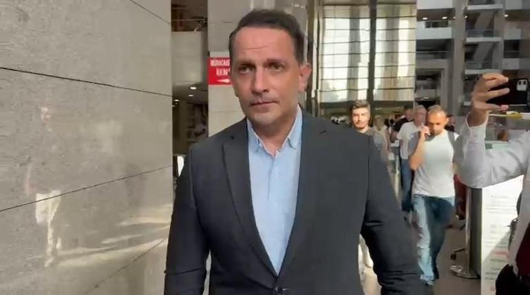 Mücahit Birinci şikayetçi olmak üzere adliyeye geldi