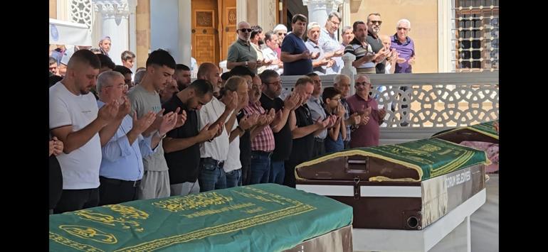 Atık yağ tankına düşüp ölen anne ile oğlu toprağa verildi