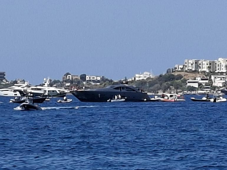 Bodrumda motoryatta yangın