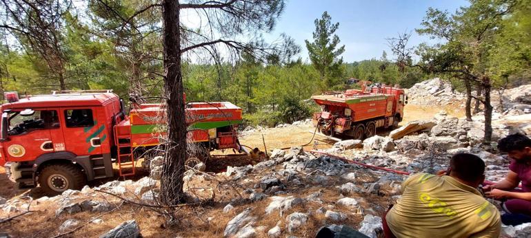 Mersinin 2 ilçesindeki orman yangınları kontrol altına alındı