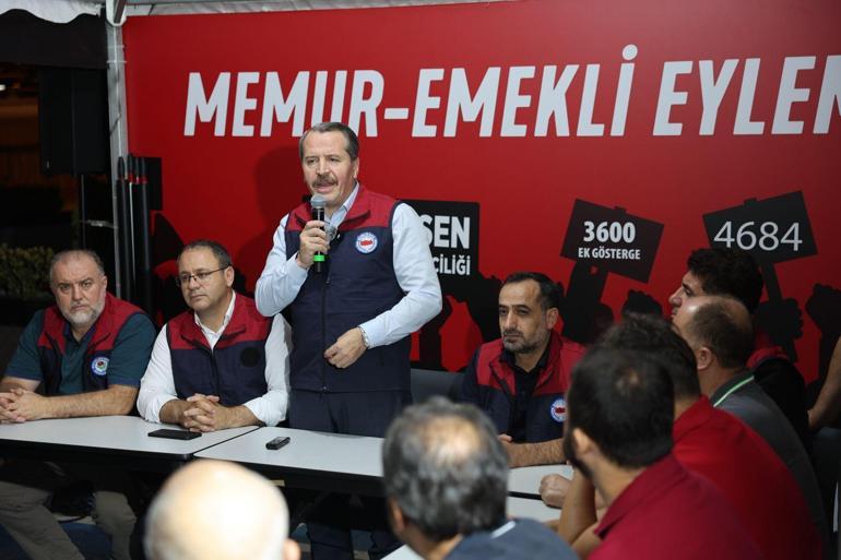 Memur-Sen, 81 ilde ‘Memur- Emekli Nöbette’ eylem çadırları kurdu