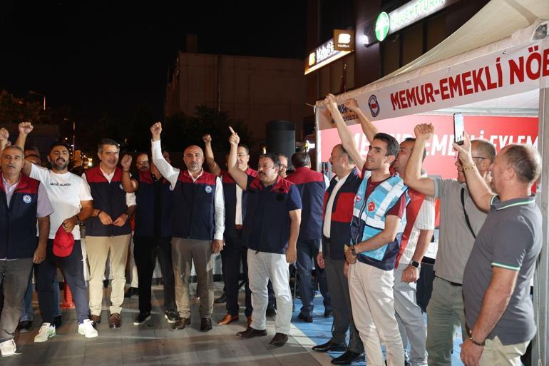 Memur-Sen, 81 ilde ‘Memur- Emekli Nöbette’ eylem çadırları kurdu