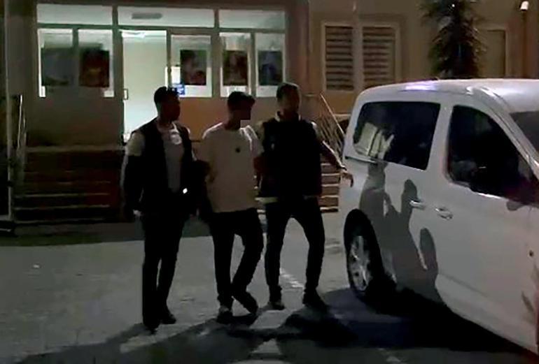 Husumetli olduğu akrabasının evine ateş açıp, o anları kayda aldı