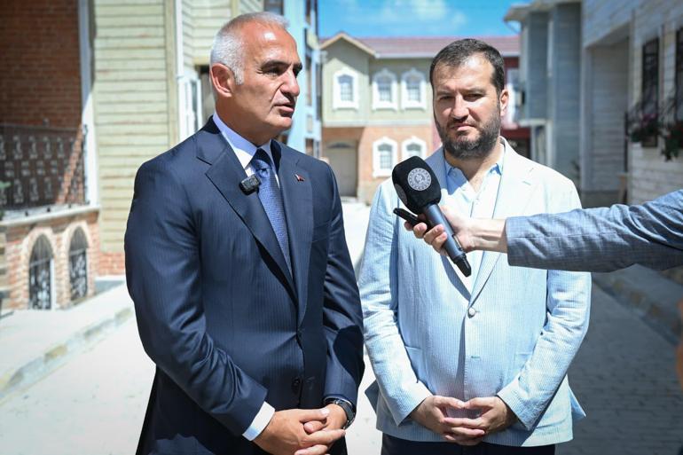 Bakan Ersoydan, film platosu ziyareti