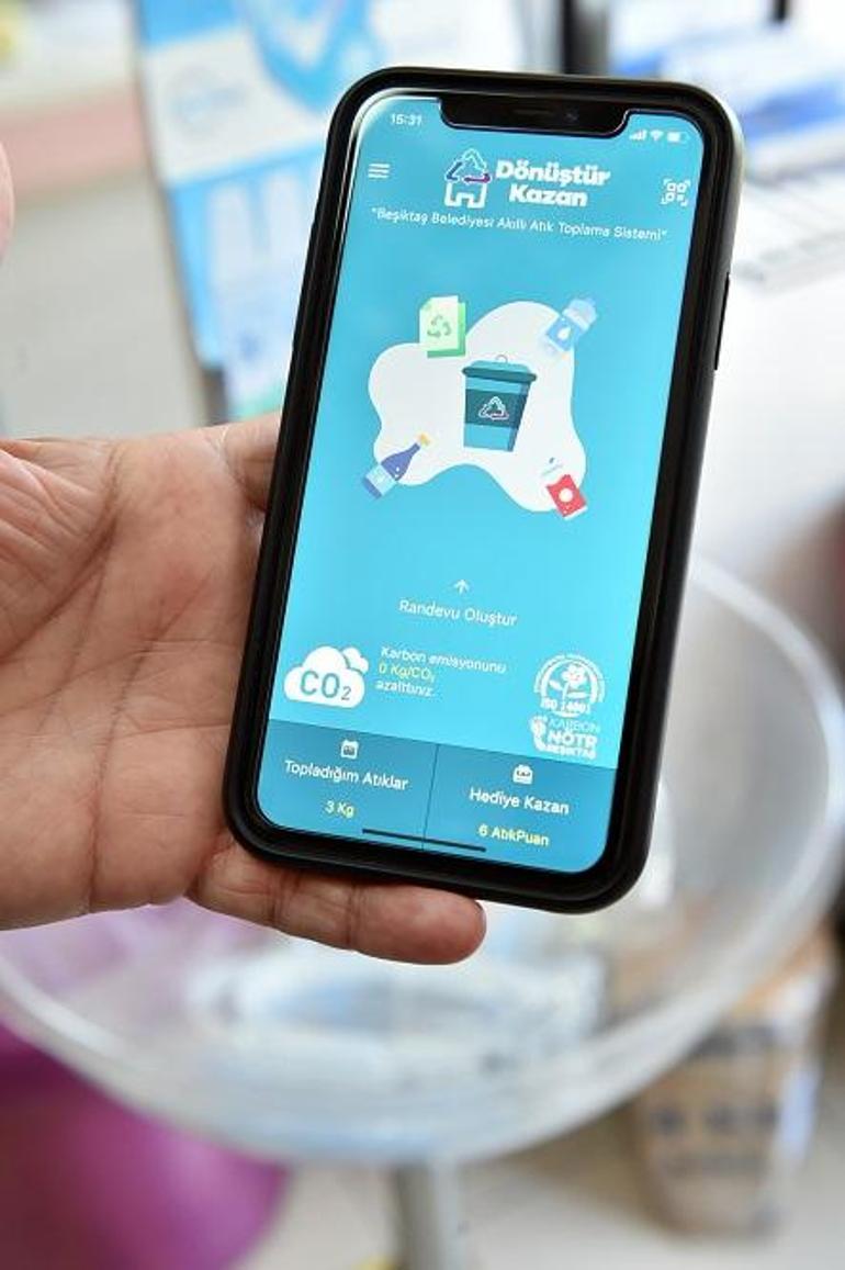 Beşiktaş’ta ‘Dönüştür Kazan’ uygulamasıyla katı atıklar doğadan uzaklaştırılıyor