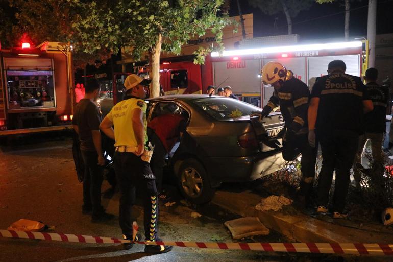 Otomobil ağaca çarptı: 2 ölü, 1 ağır yaralı