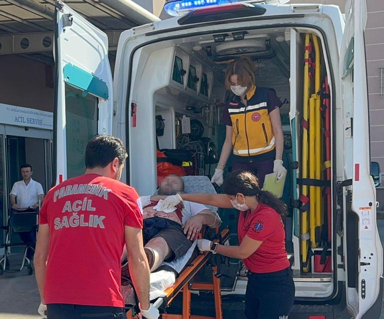 Tartıştığı kocasını bıçakla yaraladı