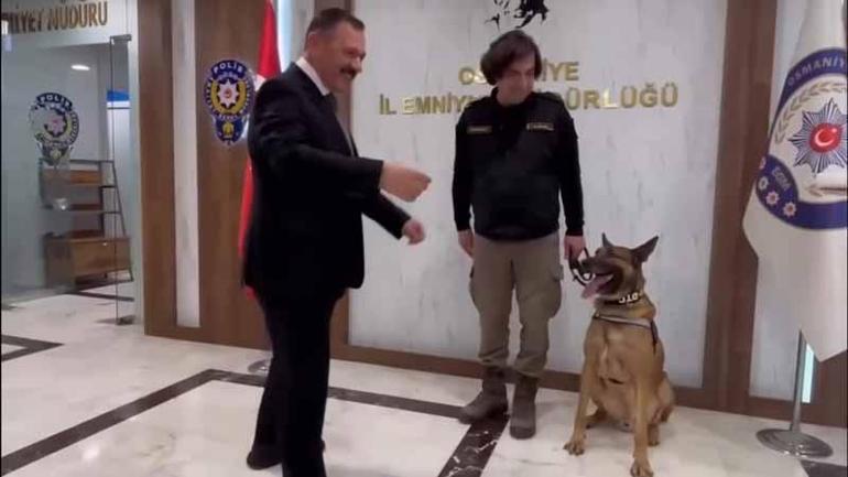 Narkotik köpeği ‘Pars’ emekliye ayrıldı