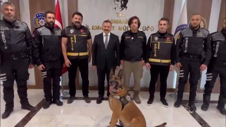 Narkotik köpeği ‘Pars’ emekliye ayrıldı
