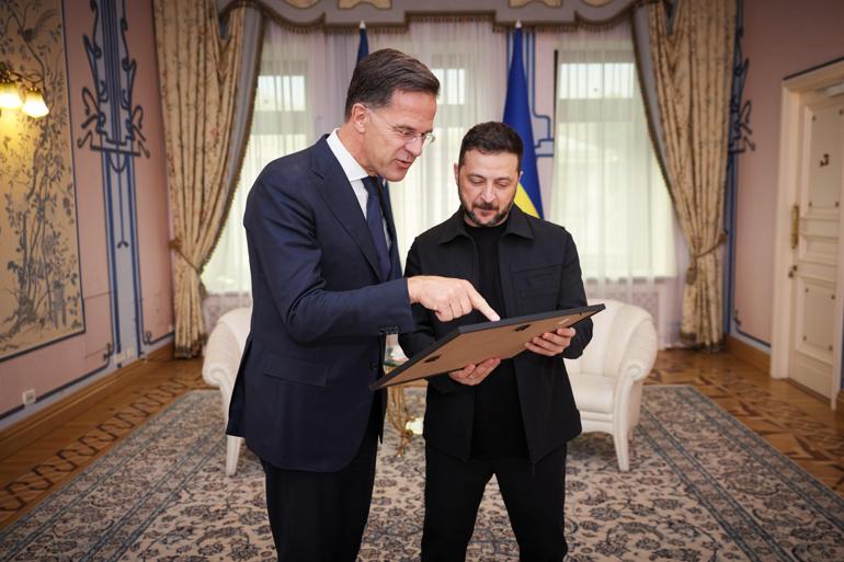 Zelenskiy ile NATO Genel Sekreteri Rutte, Ukrayna’da bir araya geldi