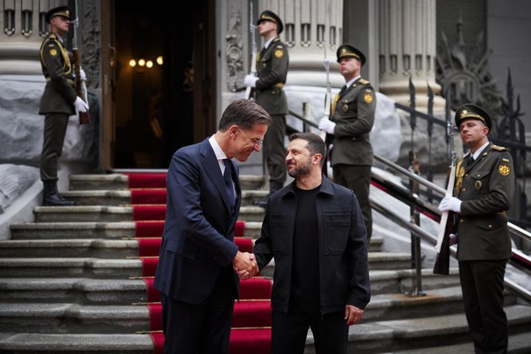 Zelenskiy ile NATO Genel Sekreteri Rutte, Ukrayna’da bir araya geldi