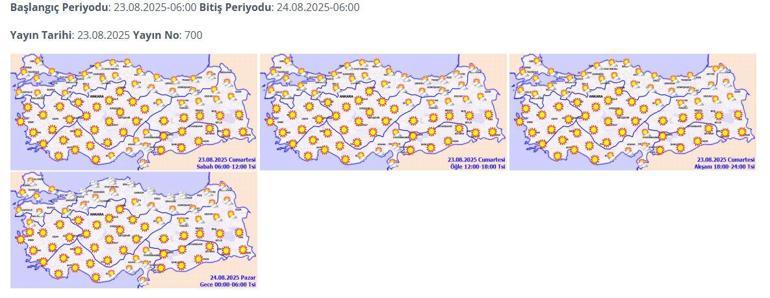 Meteoroloji: Sıcaklıklar mevsim normallerinin üzerinde seyredecek