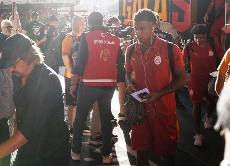 Galatasaray kafilesi Kayseri’ye geldi