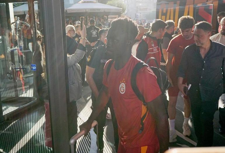 Galatasaray kafilesi Kayseri’ye geldi