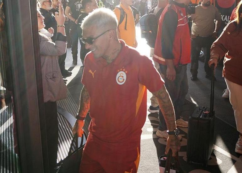 Galatasaray kafilesi Kayseri’ye geldi