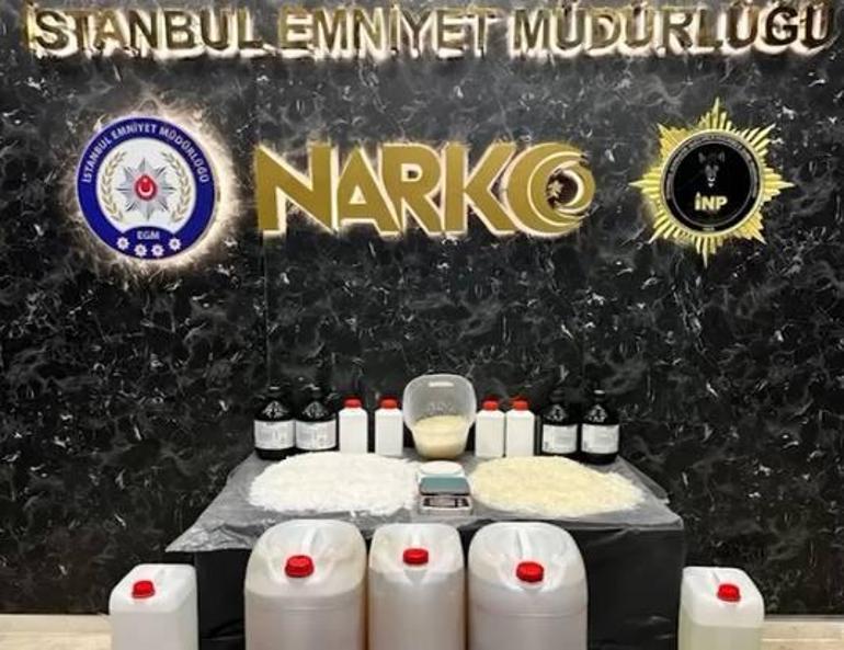 Büyükçekmece’de uyuşturucu operasyonunda 218 kilogram metamfetamin ele geçirildi