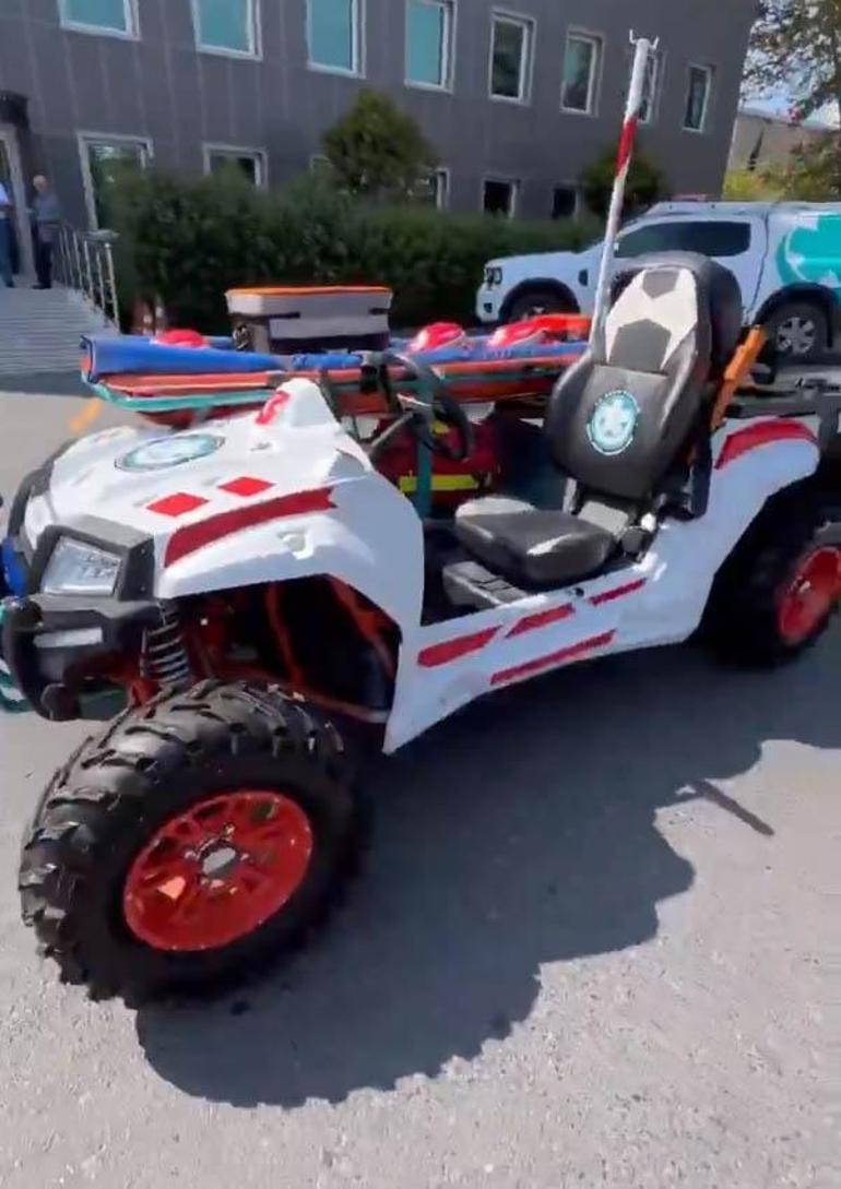 Bakan Memişoğlu, ATV ambulansı test etti