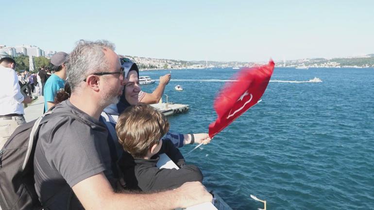 Mavi Vatan Boğaz Geçişine vatandaşlardan yoğun ilgi