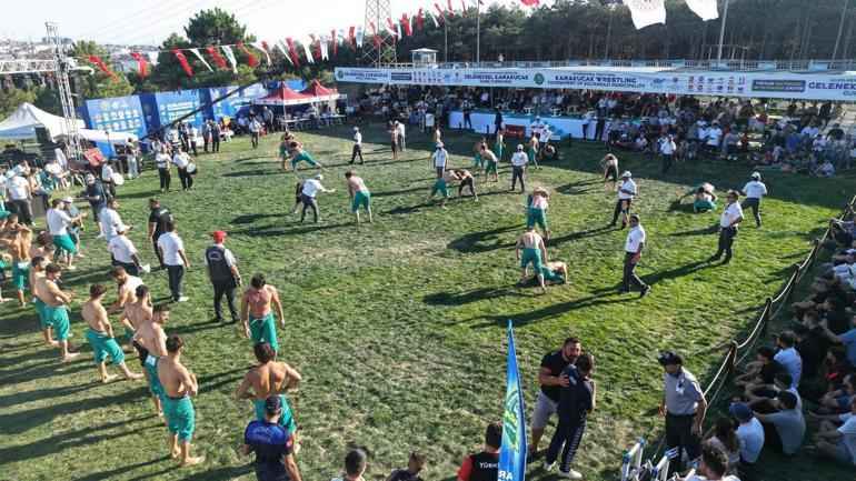 Uluslararası Sultangazi Belediyesi Geleneksel Karakucak Güreşleri’ne yoğun ilgi