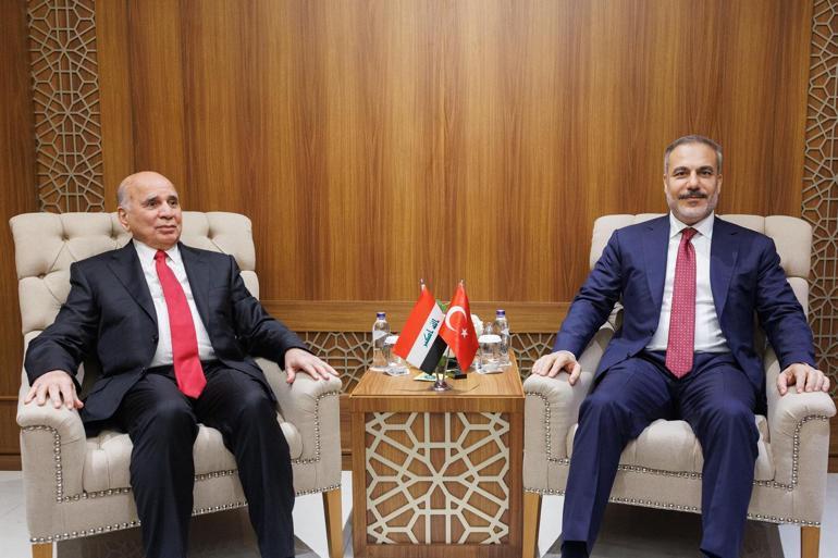 Dışişleri Bakanı Fidan, Irak Başbakan Yardımcısı ve Dışişleri Bakanı Hüseyin ile görüştü