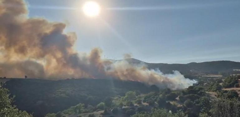 Balıkesir’de orman yangını kontrol altında