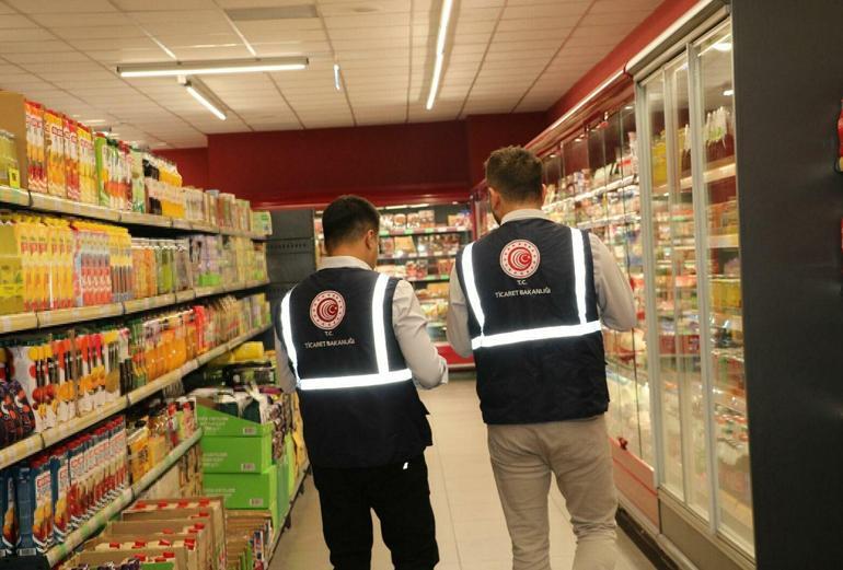 İzmirde marketlerde fahiş fiyat ve etiket denetimi
