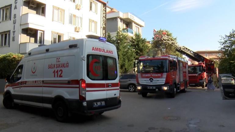 Tuzlada 4 katlı otelde çıkan yangın söndürüldü