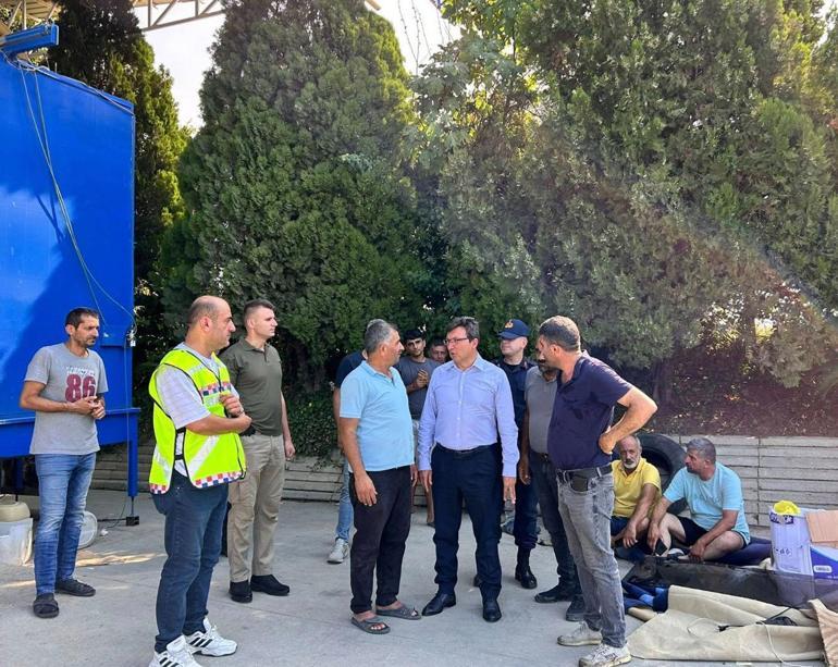 Antalyada soğuk hava deposu ve imalathanede yangın