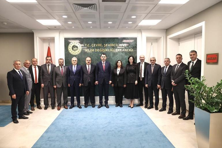 Bakan Kurum, Aydın heyetini kabul etti