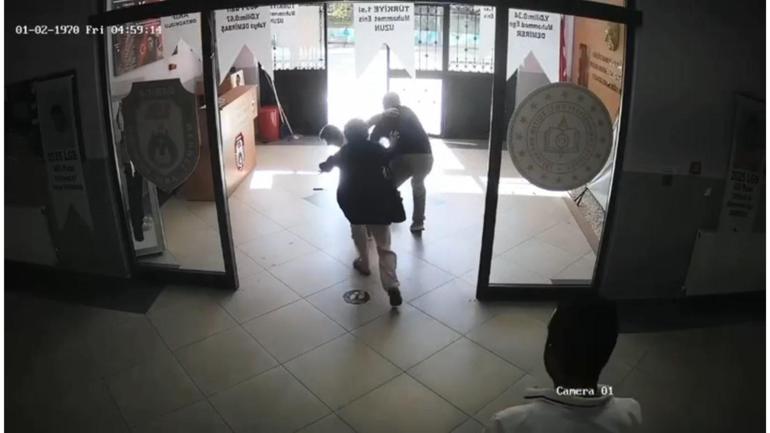 Sahte evrak veren veli, ret cevabı alınca okul idarecilerine bıçakla saldırmaya çalıştı