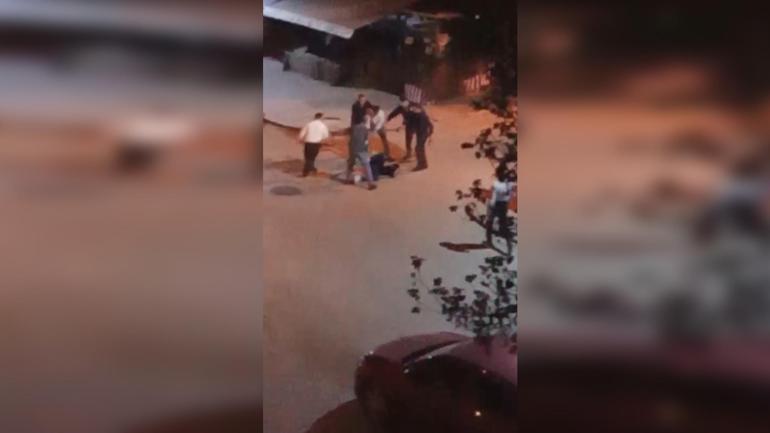 Ankarada sokak ortasında bir kişiyi sopayla darbeden 7 şüpheli yakalandı