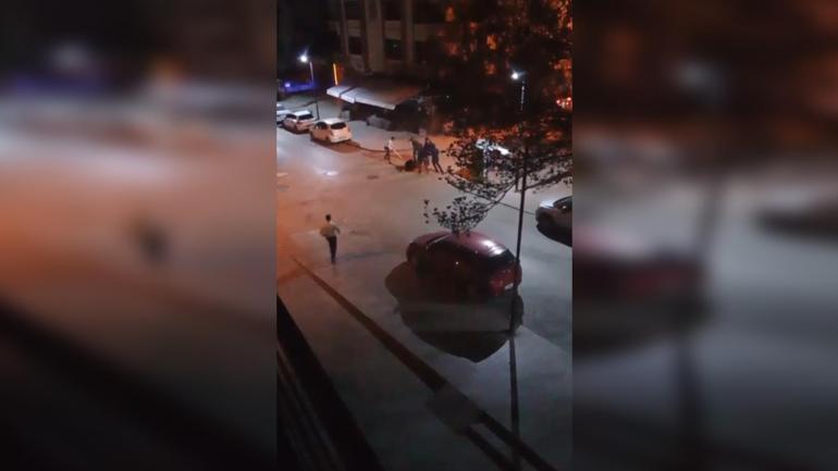 Ankarada sokak ortasında bir kişiyi sopayla darbeden 7 şüpheli yakalandı