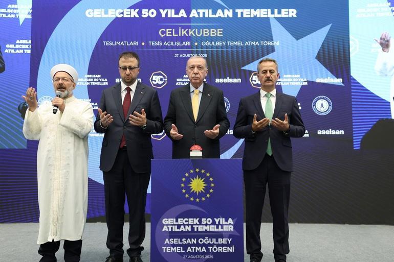 Erdoğan: Çelik Kubbe ile hava savunmasında artık farklı bir klasmana çıkacağız