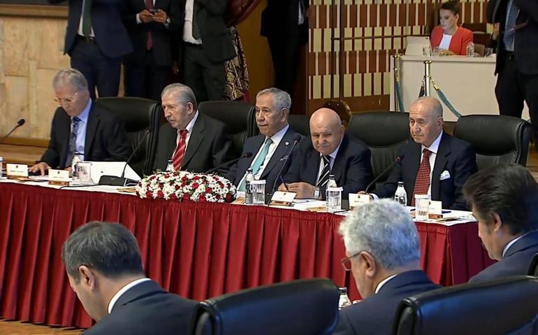 Terörsüz Türkiye komisyonu, eski TBMM başkanlarını dinlemek üzere toplandı