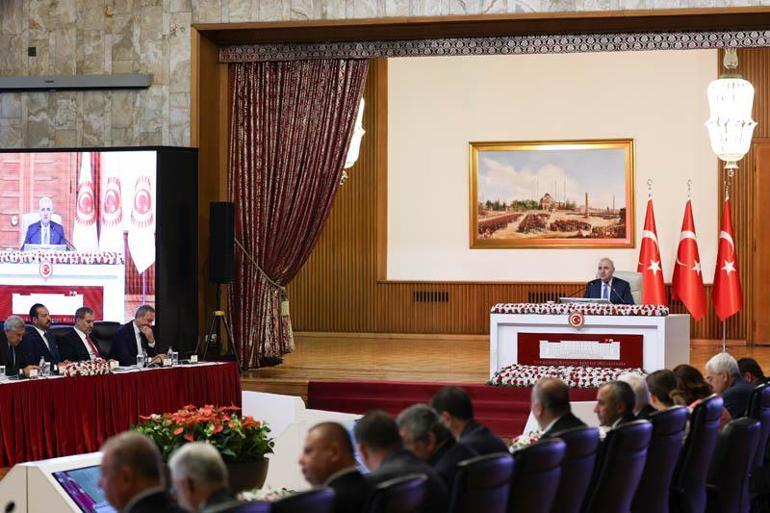 Terörsüz Türkiye komisyonu, eski TBMM başkanlarını dinlemek üzere toplandı