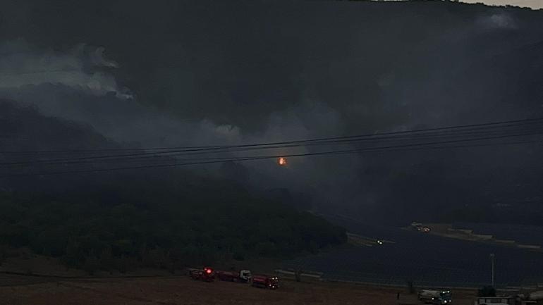 Bursa’da orman yangını kontrol altında