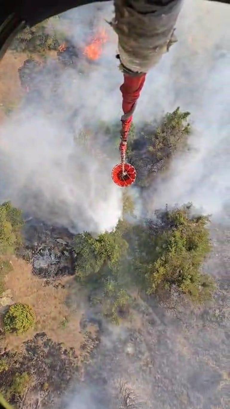 Amasya’da orman yangını